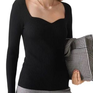 Love Finn - Black ribbed top